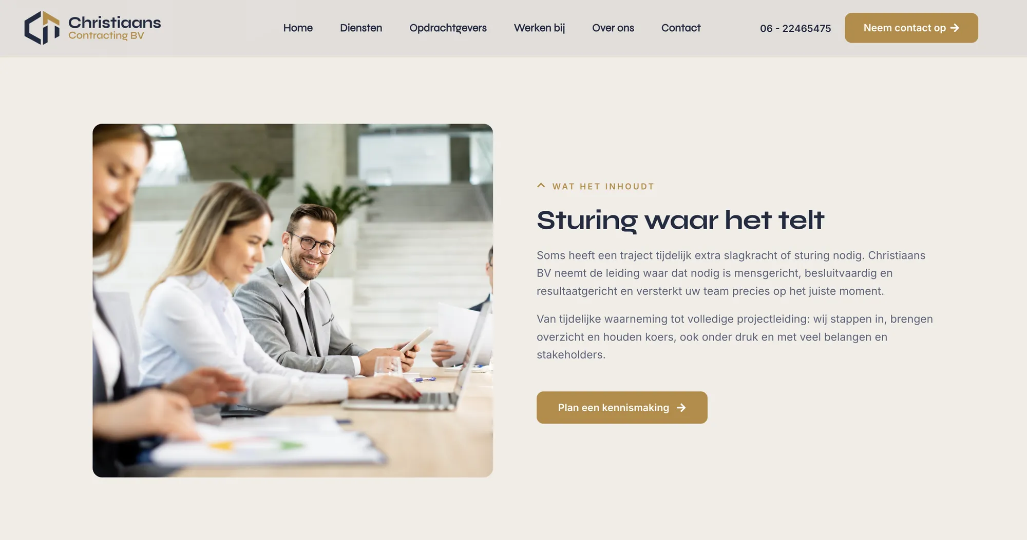 Sturing waar het telt: wat de aanpak inhoudt.