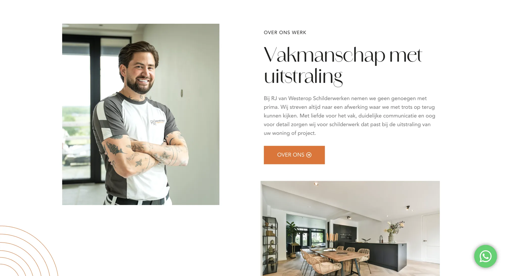 Over ons werk: vakmanschap met uitstraling.