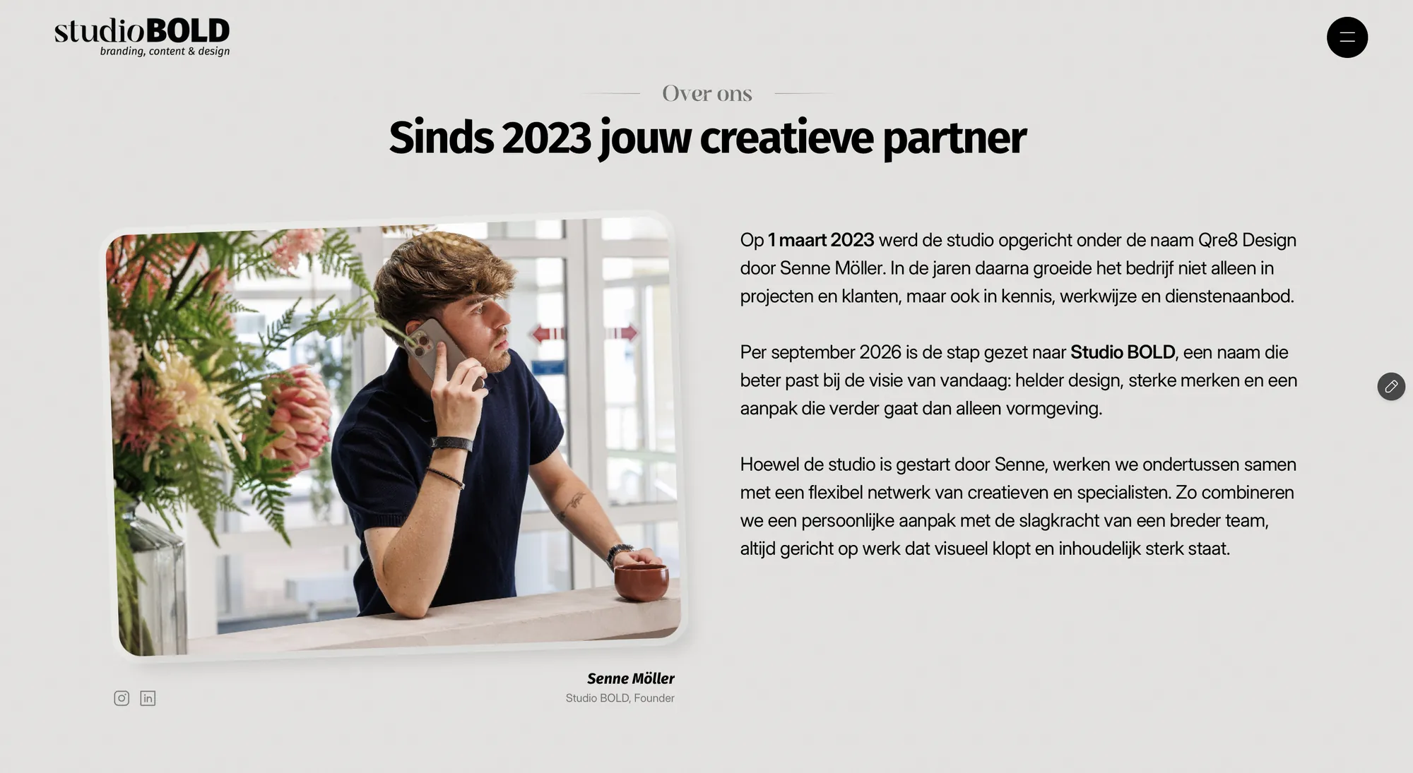 Over ons: sinds 2023 jouw creatieve partner.
